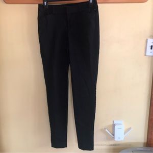 Old Navy black cotton slacks size 2 regular